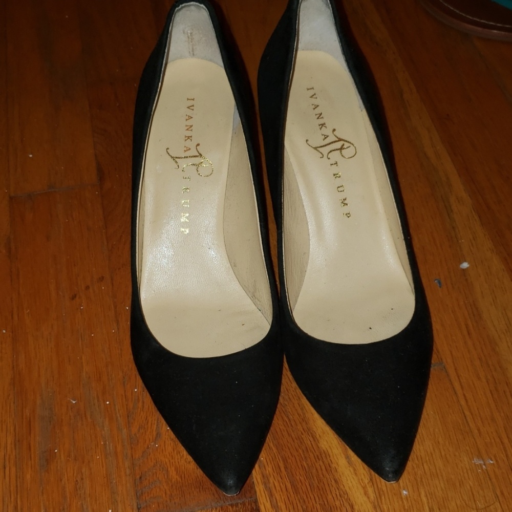 Black Suede Pumps